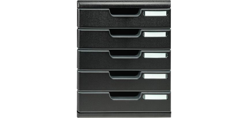 Modulo de clasificación A4 5 cajones - Negro