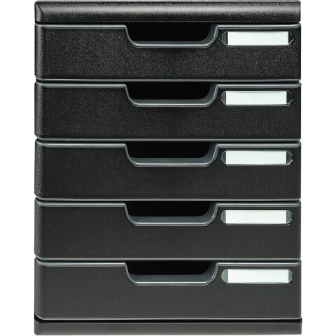 Modulo de clasificación A4 5 cajones - Negro