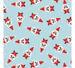 Papier 80g, Tiny 50x0,35m, Père Noël - Bleu