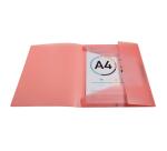 Chemise à élastiques 3 rabats polypropylène Kreacover Pastel - A4 - Couleurs assorties