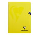 Cahier piqué Mimesys A4 80 pages quadrillé 4x8 + marge couverture polypropylène Couleur aléatoire - Assortis