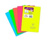 Carnet piqué Koverbook Neon 11x17cm 96 pages ligné couverture polypropylène opaque - Assortis