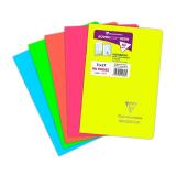 Carnet piqué Koverbook Neon 11x17cm 96 pages ligné couverture polypropylène opaque - Assortis