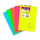 Carnet piqué Koverbook Neon 11x17cm 96 pages ligné couverture polypropylène opaque - Assortis
