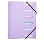 Clasificadores con 3 solapas ventanas troqueladas Chromaline Pastel - Tamaño: 25x32 cm para: A4 - Colores surtidos