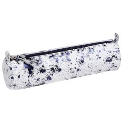 COSMICUIR DAIM Trousse ronde Ø5,5x22 cm Bleu foncé