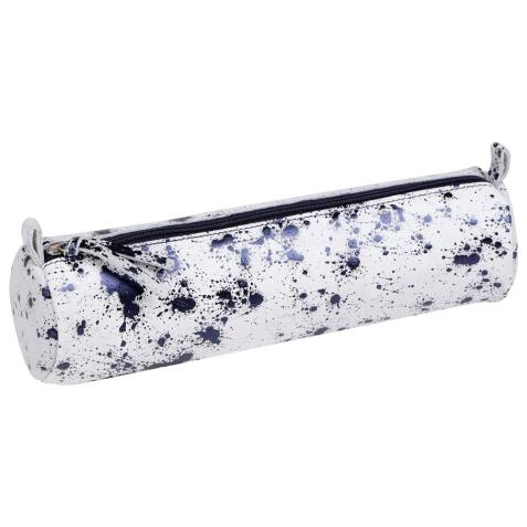 COSMICUIR DAIM Trousse ronde Ø5,5x22 cm Bleu foncé