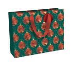 Fancy Xmas sac shopping 37,3x11,8x27,5cm - Vert