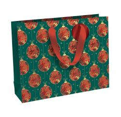 Fancy Xmas sac shopping 37,3x11,8x27,5cm - Vert