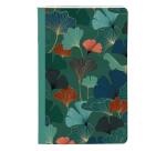 Gaïa bleu, Carnet cousu fil 11x17cm, 96 pages, ligné, ass.