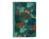 Gaïa bleu, Carnet cousu fil 11x17cm, 96 pages, ligné, ass.