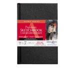 Alpha Series carnet rembordé rigide 62F 14x21,6cm 150g - Blanc