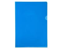 Etui carton de 100 pochettes coin PVC lisse haute résistance 13/100e - A4