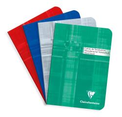 Carnet de vocabulaire piqué A6 64 pages ligné + marge centrale - Assortis