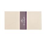 20 enveloppes DL(110x220mm) Vélin pur coton gommées - Crème