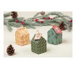 PAPIERS IMPRIMÉS, Bloc de 20 feuilles à motifs 160g/m2 au format A4 (21x29,7cm) + 1 idée créative - Souvenirs de Noël - Multicolore