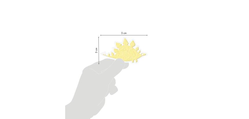 Phospho' Stick, Sach 2 pl 14,8x21cm, Dinosaures - Jaune fluo