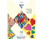 PAPIER COULEUR, Bloc de 20 feuilles 120g/m2 au format 29,7x42cm - Assortiment