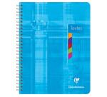 Cahier de textes reliure intégrale 17x22cm 144 pages grands carreaux Couleur aléatoire - Assortis