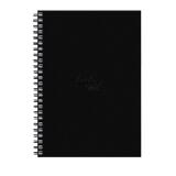 Rhodia Touch Watercolor Book, papier 100% coton grain satiné 300g - A4 portrait, 40 pages - Noir