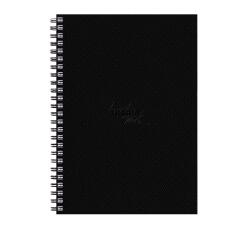 Rhodia Touch Watercolor Book, papier 100% coton grain satiné 300g - A4 portrait, 40 pages - Noir
