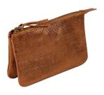 KLEO-PATHRA CUIR Petite Pochette 2 compartiments 13x9 cm Bronze