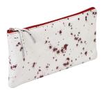 COSMICUIR Daim Trousse plate 22x11 cm Cerise