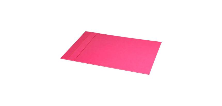 Rhodiarama sous-main rigide simili cuir italien 60x40 cm - Framboise