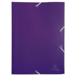 3 Flap Folders with Elastic Straps Opaque Polypropylene Eco A4