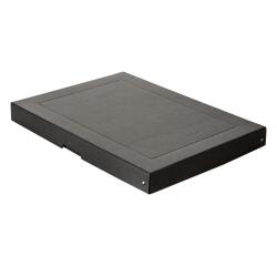 Caja de almacenamiento PureBox Negro de Exacompta A3 32 x 44 x 4 cm de alto
