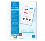 Estuche Exacompta de 100 fundas taladros polipropileno liso 6x100º - A4