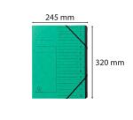 Exacompta Stapled Multipart file with Elastic (12 compartments, A4)
