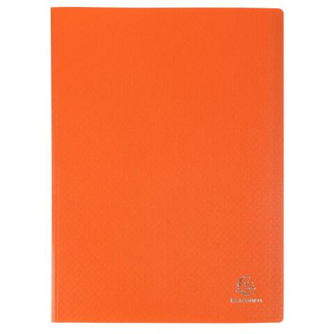 Carpetas de fundas Polipropileno Opak semi-rígido 5/10º - (Vistas: 60 Fundas: 30) - 24x32 cm para A4 - Naranja