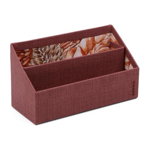 Rhodia collection ORANGE Botanique - porte-courrier, 25x10x14 cm - Amaranthe