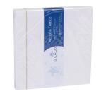 25 enveloppes 165x165mm, Vergé de France doublées gommées