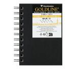 Goldline carnet spiralé 40F A6 140g portrait - Ivoire