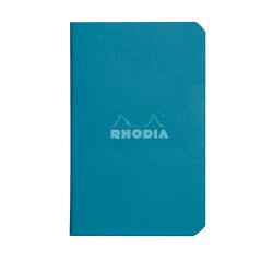 Cahier piqué Rhodia Couleurs Paon 7,5x12 cm - Paon