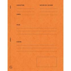 Pack of 25 printed legal folders Pour/Contre pressboard 25x32cm