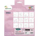 Manga Dream Carnet de coloriage 20x20 cm - Violet