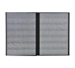 Album de timbres simili-cuir 32 pages noires - 16,5x22,5 cm