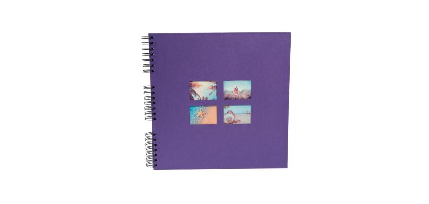 Album photos à spirales MILANO 320 x 320 mm