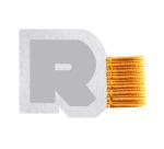 Rhodiarama porte-stylo autoadhésif 4x3 cm pour blocs carnets et agendas - Argent