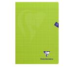 Cahier piqué Mimesys A4 140 pages grands carreaux couverture polypropylène Couleur aléatoire - Assortis