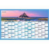 Calendrier France 14 mois 65 x 40,5 cm Annuel Décembre 2025 à Janvier 2026 - Visuel