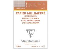 Vélin Millimétré bloc collé 50F A3 90g