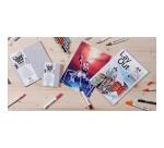 Layout double-face carnet cousu collé 32F 17,6x25cm 220g