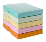 Caja de almacenamiento PureBox Pastel de Exacompta A4 24 x 32 x 4 cm de alto