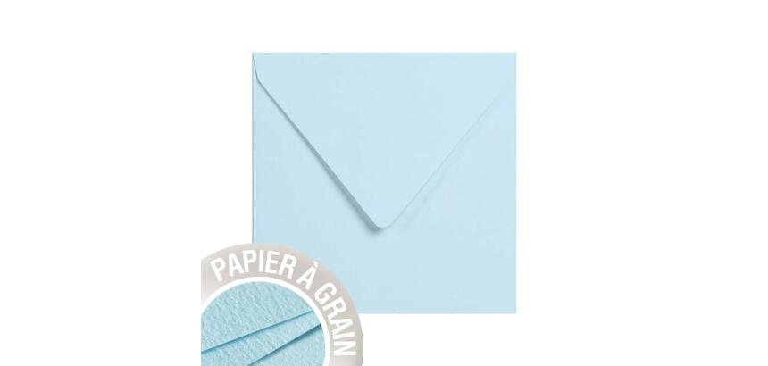 Paquet de 5 enveloppes Grain de Pollen 140x140mm 120g/m²