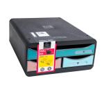 Module de classement Small Box 3 tiroirs Skandi - Couleurs assorties