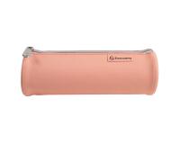 Pencil case round PU 4col ass Aquarel - Assorted colours
